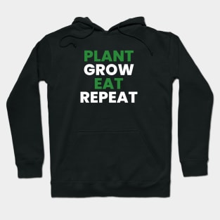 Plant, Grow, Eat, Repeat Vegan Hoodie